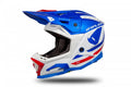 CASCO UFO MOTOCROSS ECHUS BLU/BIANCO/ROSSO LUCIDO
