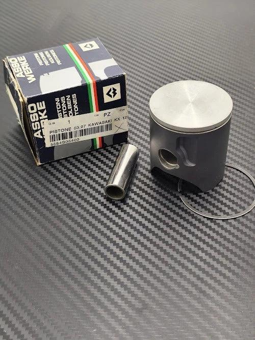 Pistone Asso Werke Ø 53,97mm Kawasaki KX 125 - Monofascia - Cod. 5584S05400
