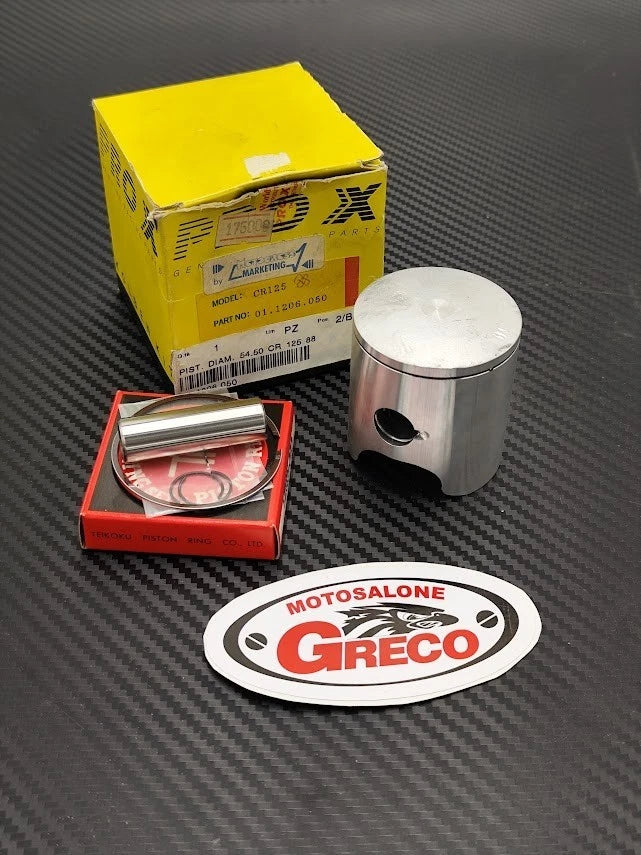Kit Pistone ProX Ø 54,50mm (+0.50mm Maggiorazione) Honda CR 125 (1988) - Fasce TPR - Cod. 01.1206.050