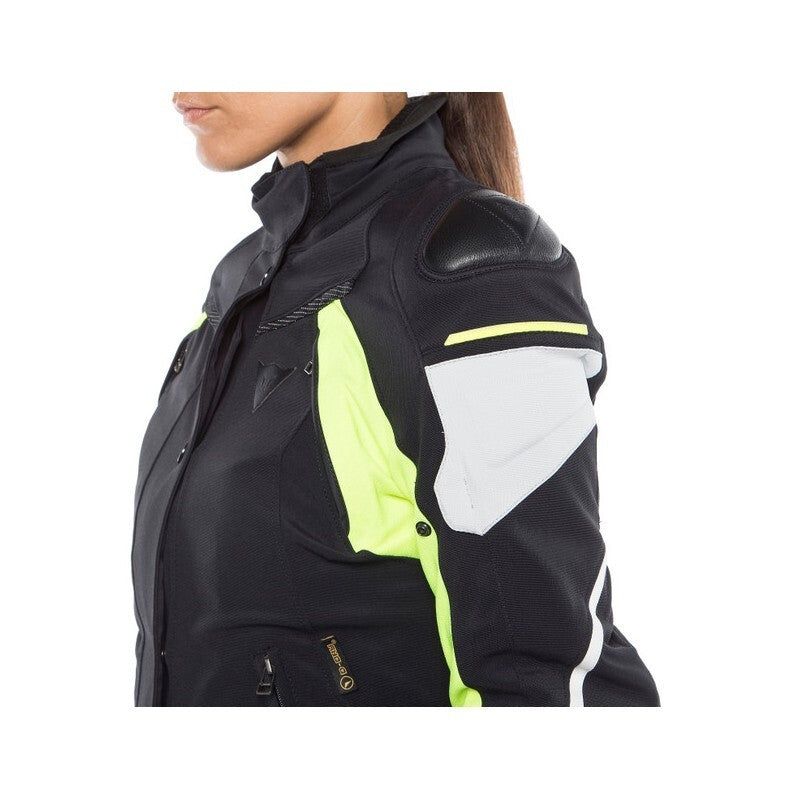 Giacca DAINESE RAIN MASTER LADY D-DRY® (nera-giallo fluo)