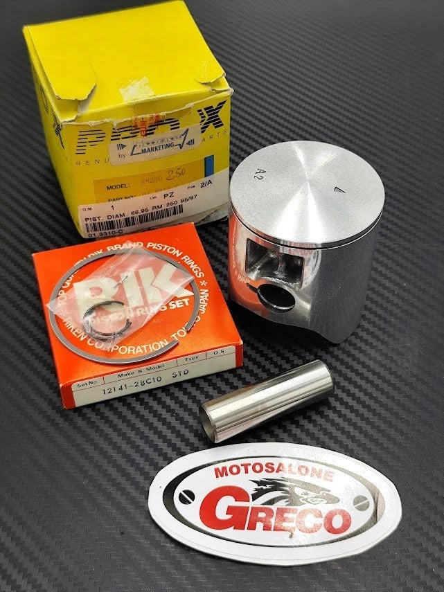 Kit Pistone ProX Ø 66,96mm Suzuki RM 250 (1995-1997) - Fasce RIK - Cod. 01.3310-C