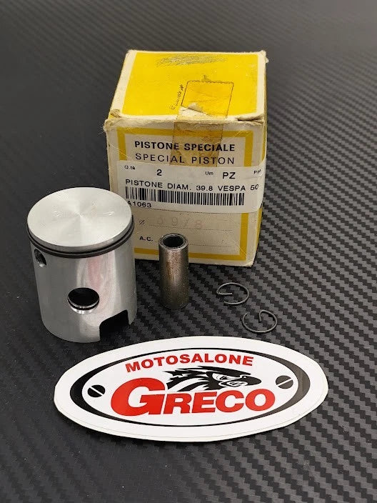 Pistone Vintage Pinasco Ø 39,8mm Alluminio Vespa 50 - Cod. A1022