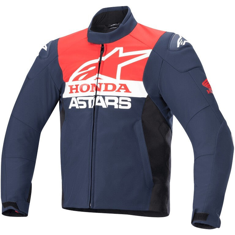 Giacca Moto Alpinestars HONDA SMX WP SOFTSHELL BLU-ROSSA