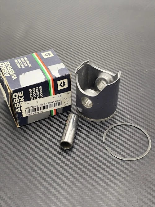 Pistone Asso Werke Ø 53,97mm Kawasaki KX 125 - Monofascia - Cod. 5584S05400
